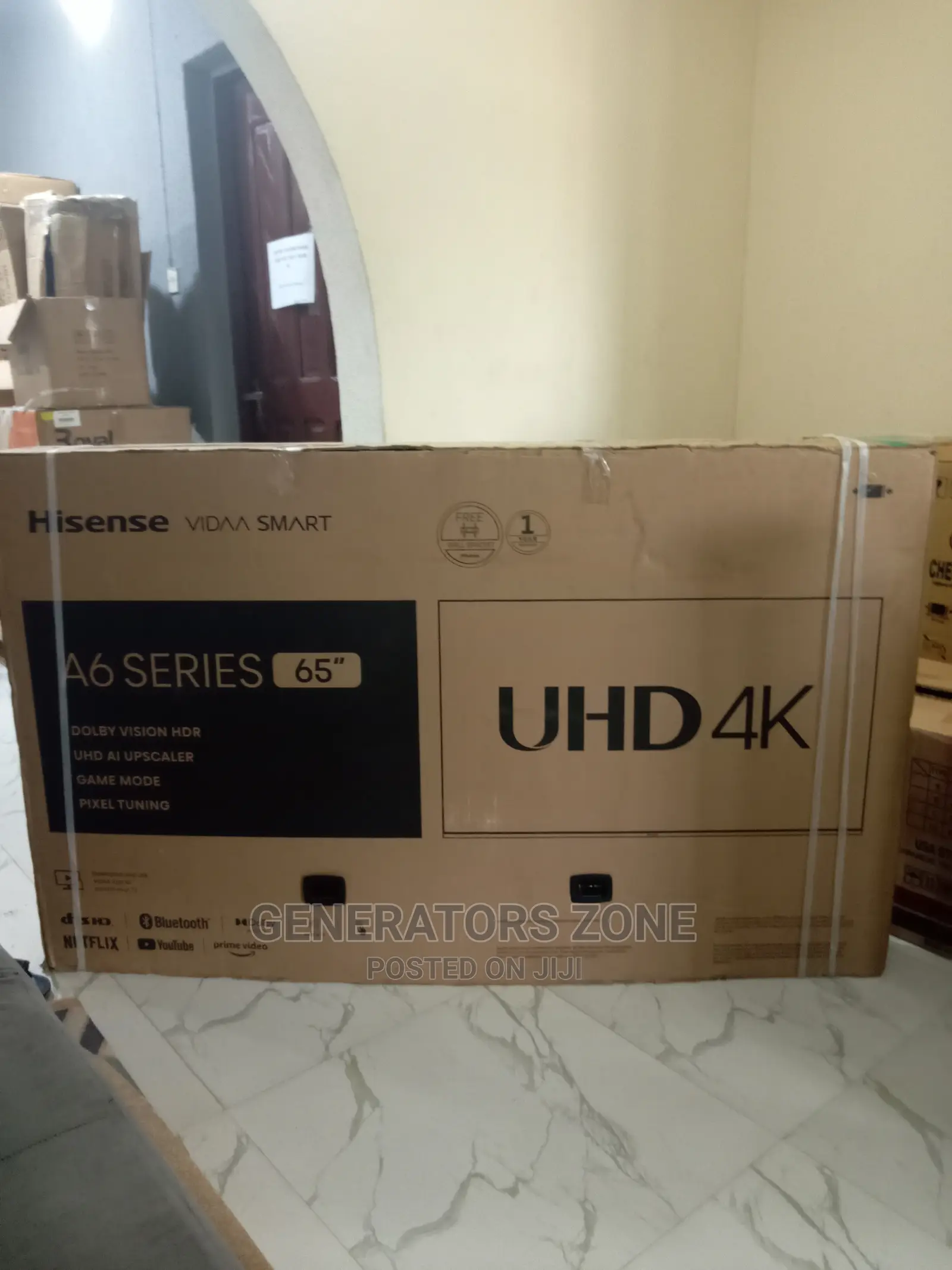 Hisense 65A6H 65 Inch Uhd Smart TV PLUS Netflix+Wifi