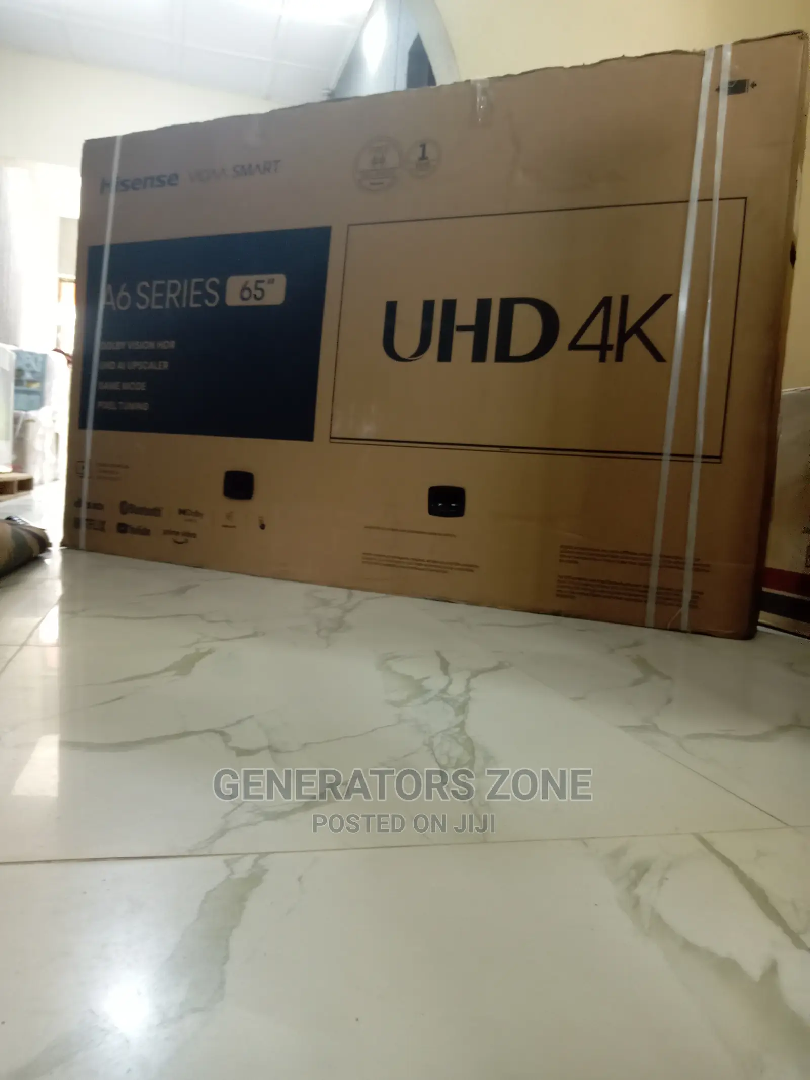 Hisense 65 Inch 65A6H Smart Uhd LED Tv+Free Wall Bracket.