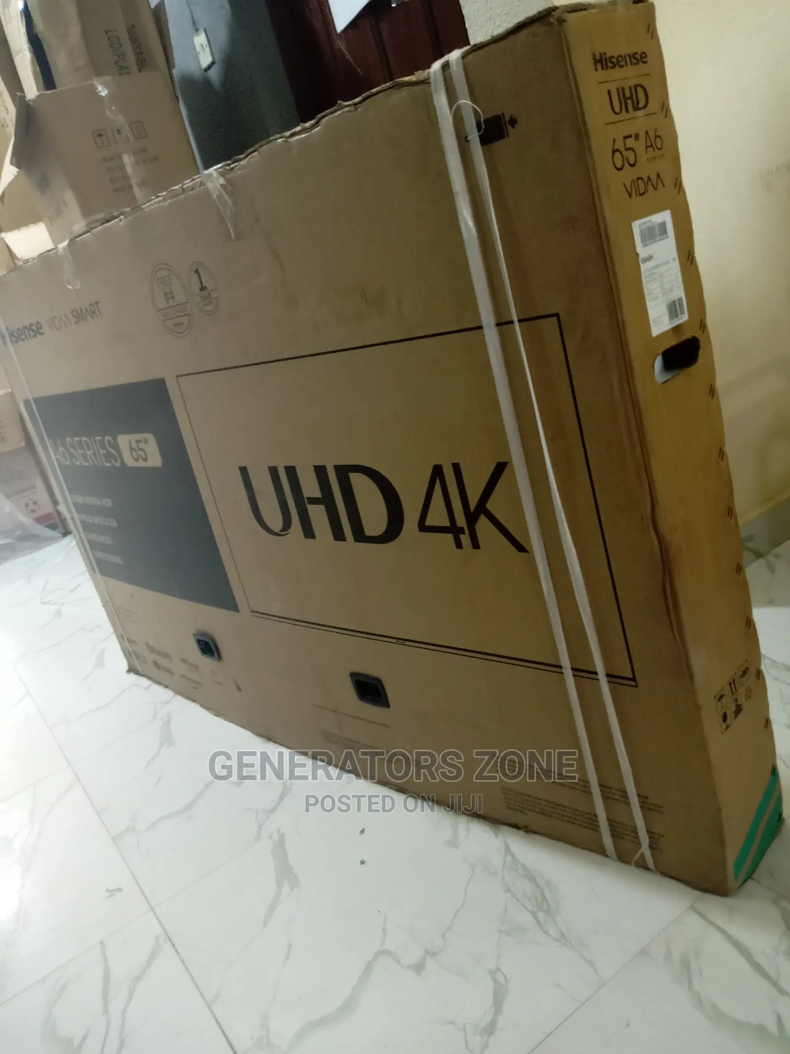 Hisense 65a6h 65" Uhd Smart L.E.D TV- WITH WIFI+ NETFLIX