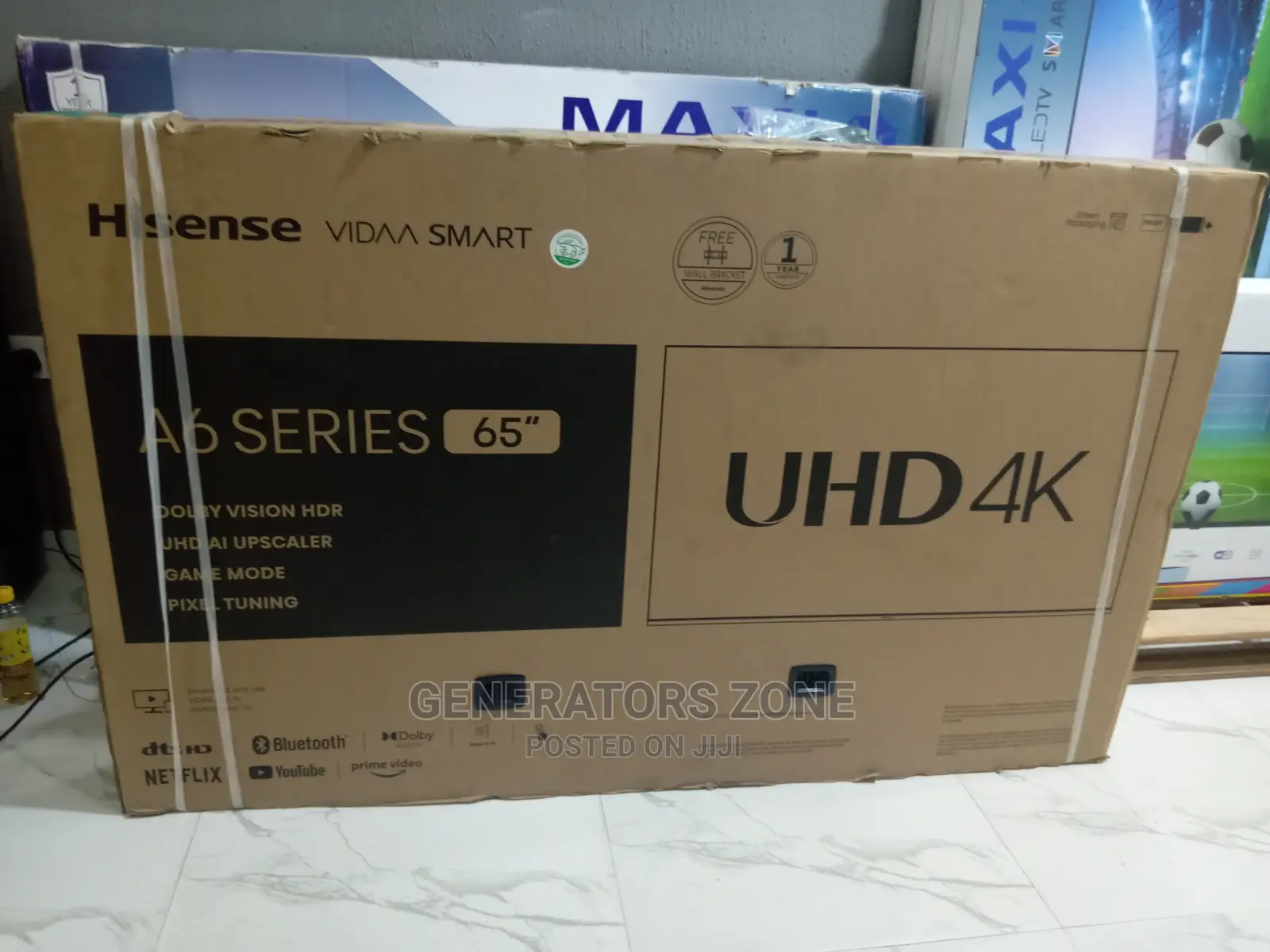 Hisense 65A6H 65 Inch UHD Smart TV,Netflix,Youtube