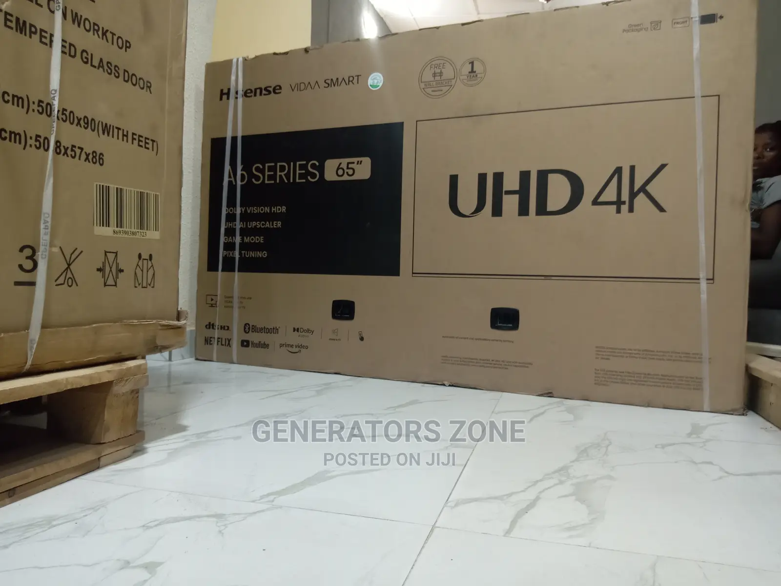 Original Hisense 65'' Uhd Smart Television (A6H)+Miracast