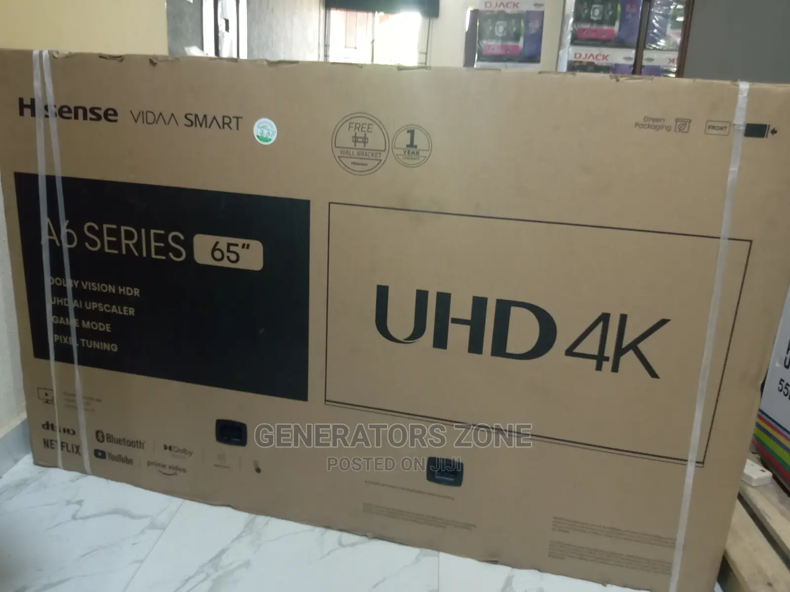 Hisense Television-65'' Uhd -Smart TV