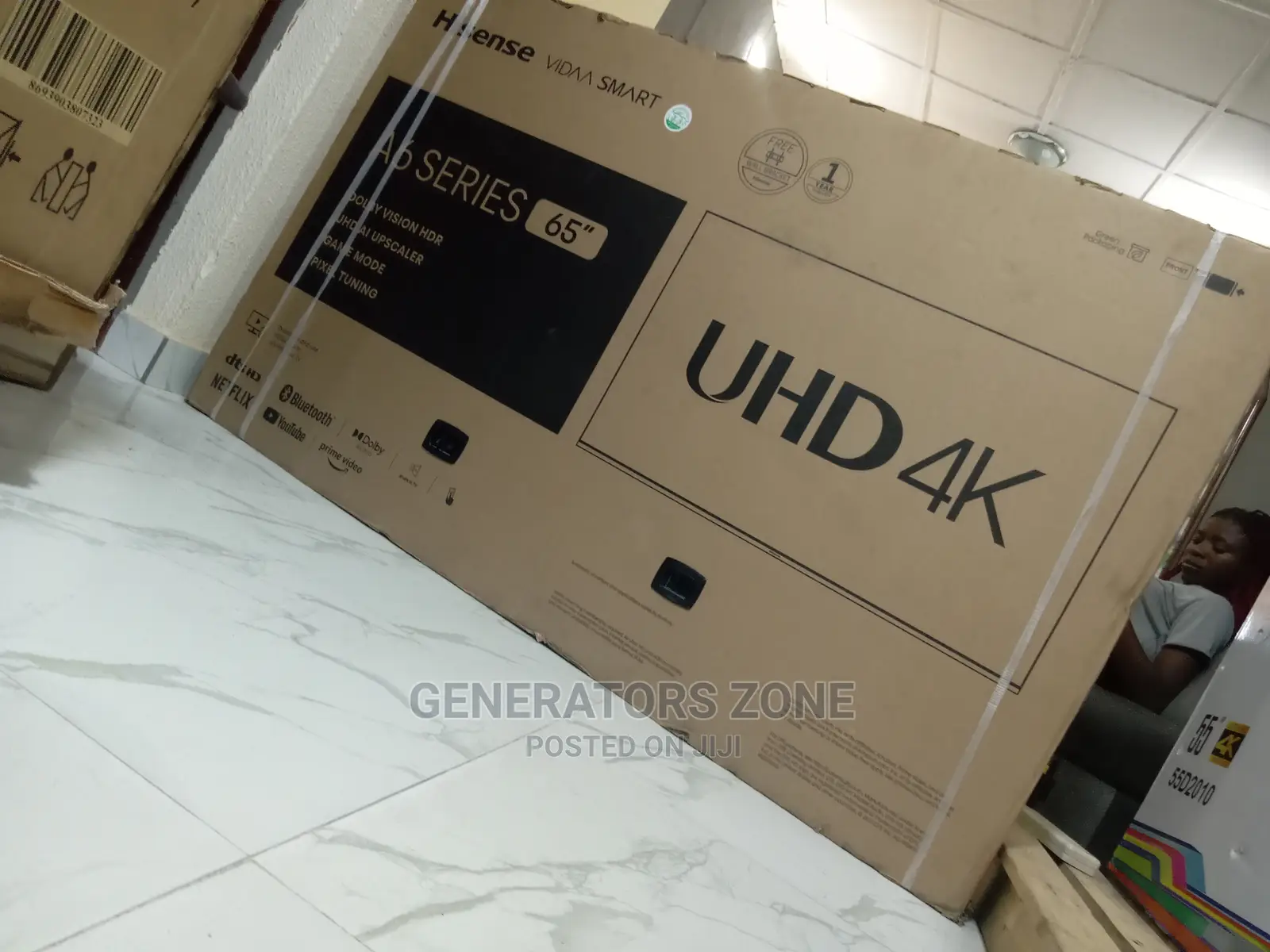 Hisense Uhd LED Smart(Tv)- 65''-65a6h