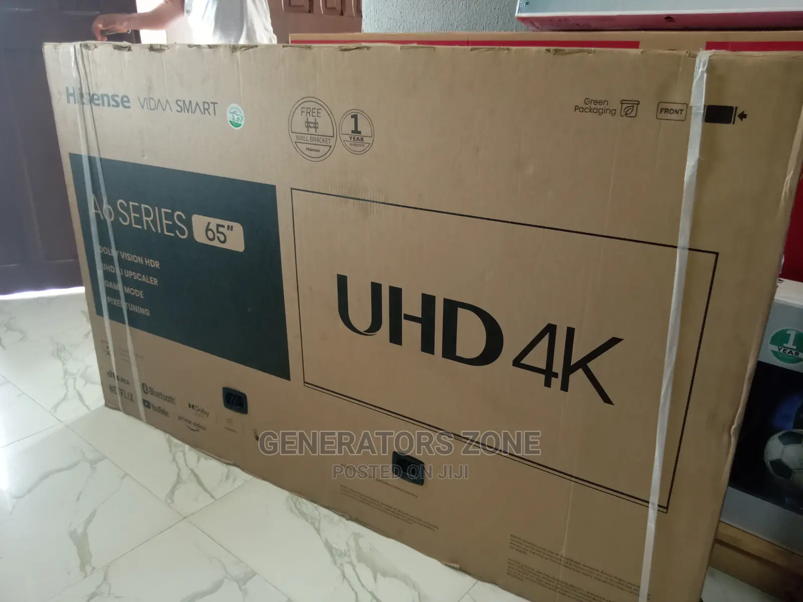 Hisense 65'' Smart Tv-Featuring Pixel Tuning, Game Mode-A6h