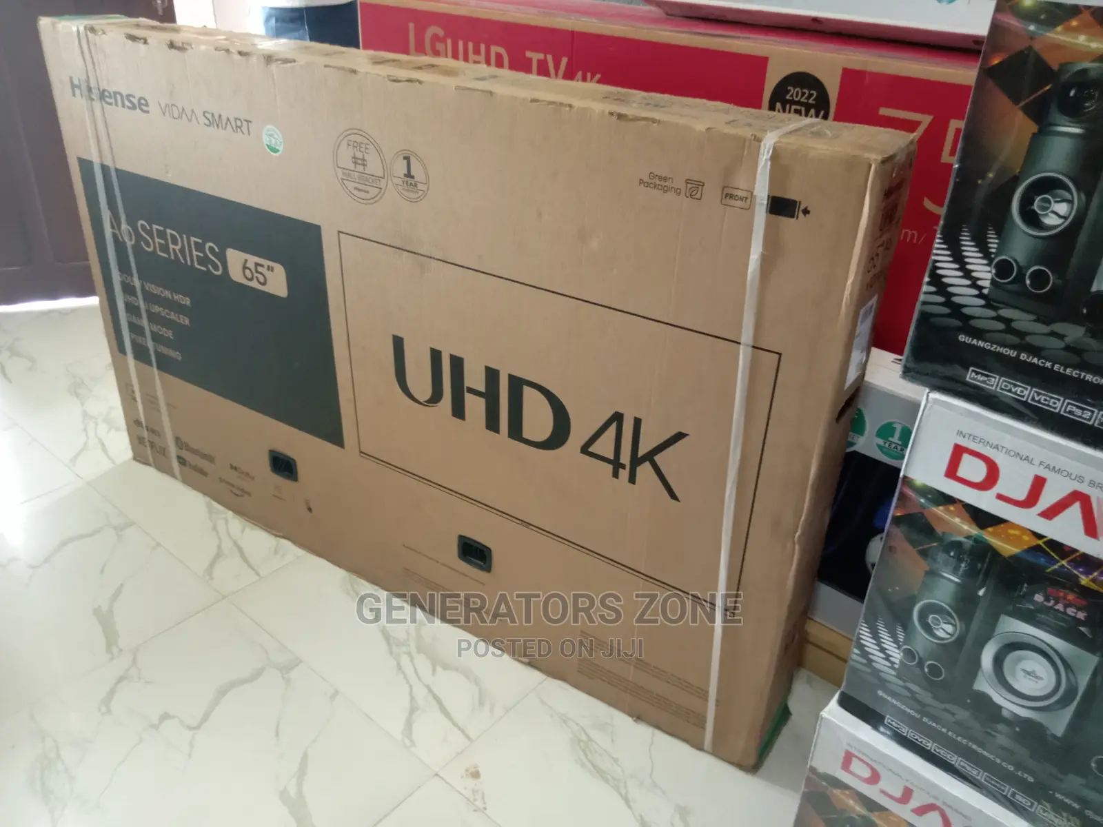 Hisense 65'' Smart Tv-Featuring Pixel Tuning, Game Mode-A6h