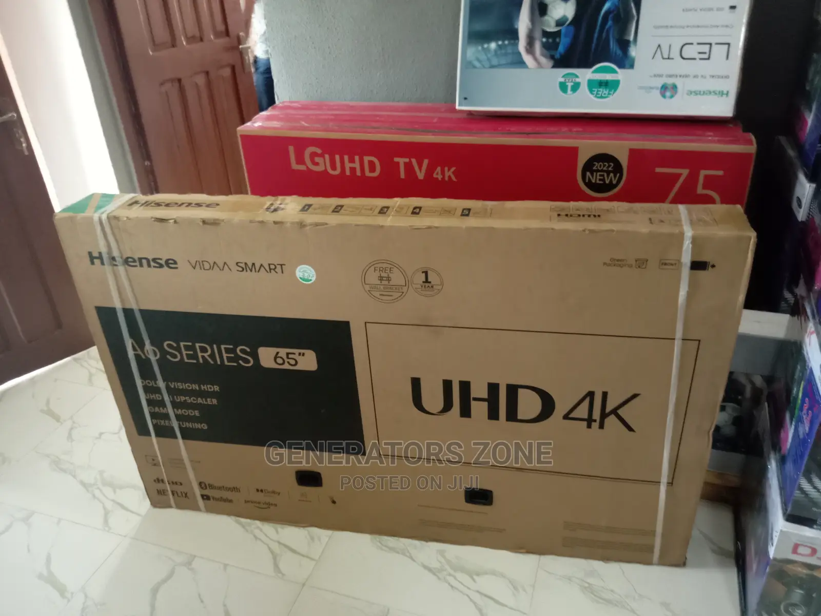 Hisense 65'' TV With Internet Features| Uhd Smart TV -A6h