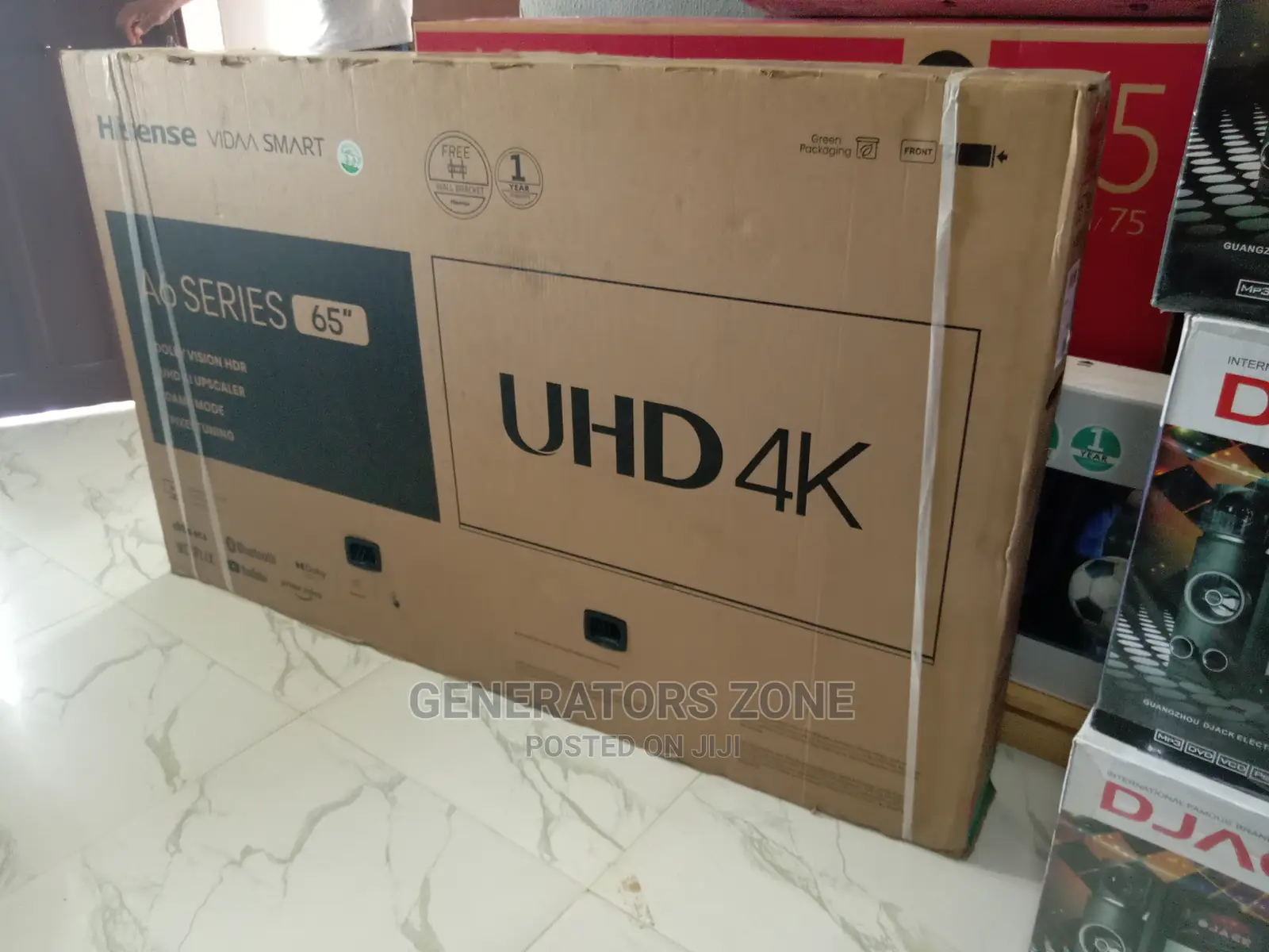 65A6H Series Hisense UHD SMART TV Including Netflix+ Youtube