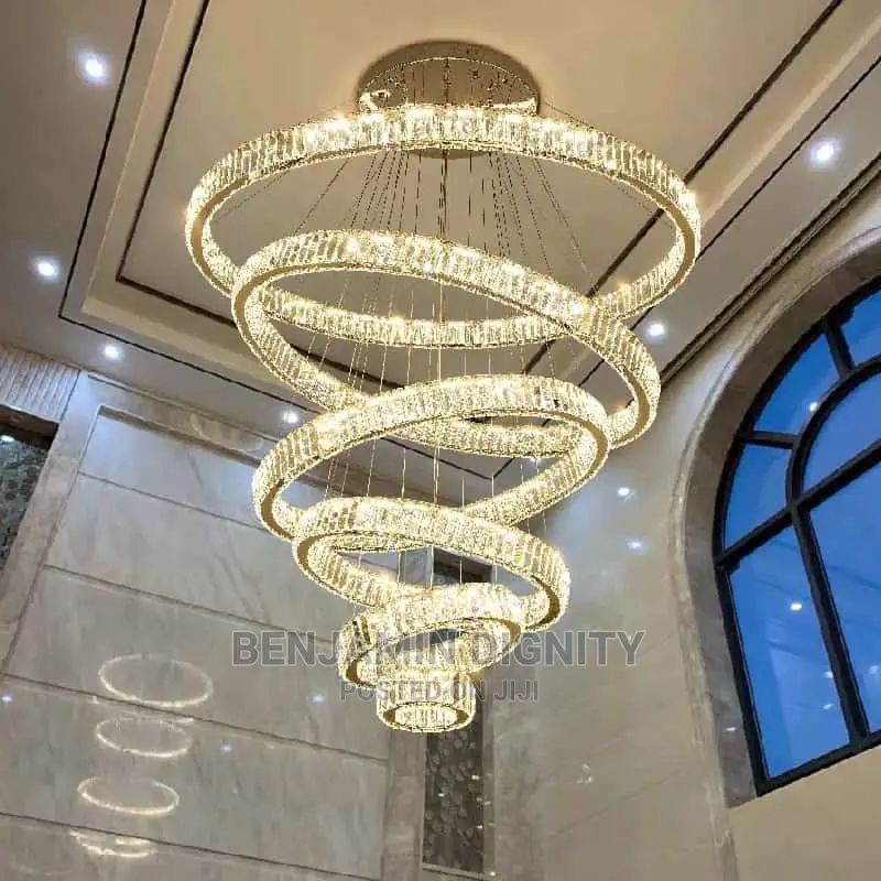 Crystal Dropped Chandelier Lighting 