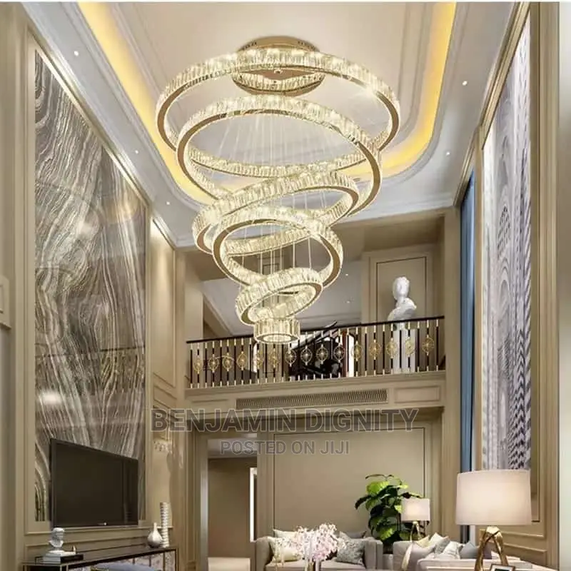 Crystal Dropped Chandelier Lighting 