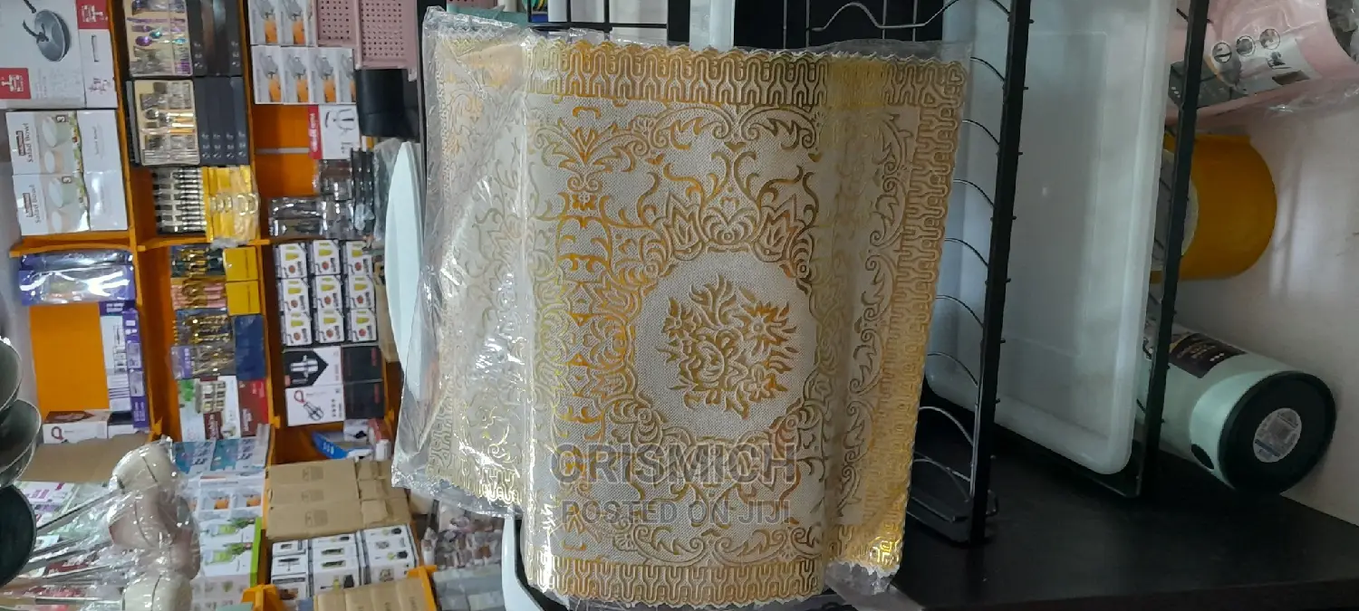 6pcs Golden Table Mat