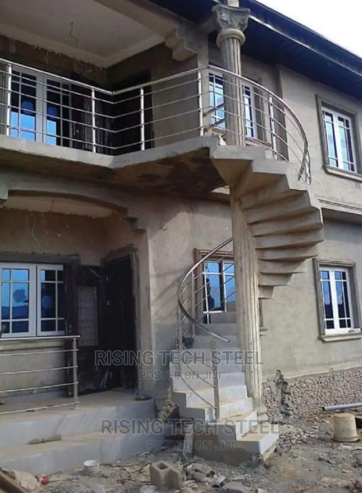 Modern Spiral Staircase Stainless Steel