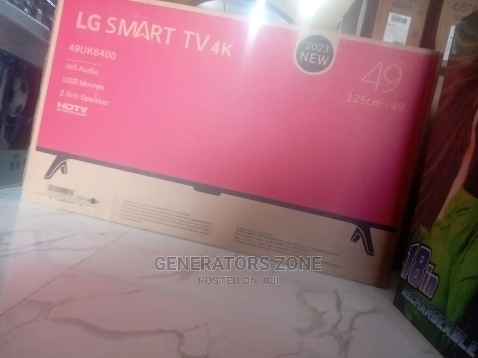 LG 49 Inch 49uk6400 Webos Uhd Smart LED TV
