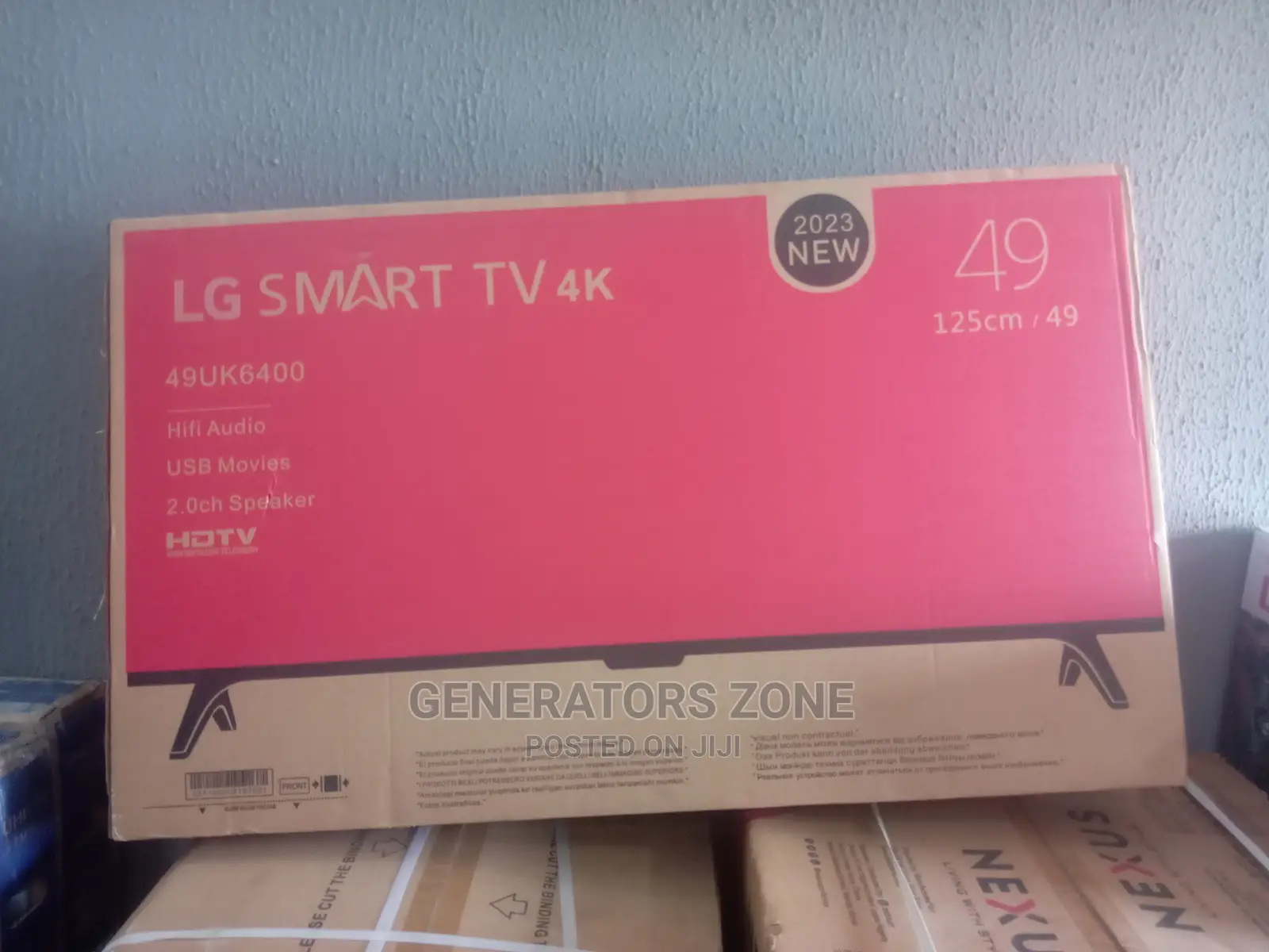 Ultra Hd Smart Tv Lg Tv 49uk6400 +Remote +MIRACAST,USB,AV
