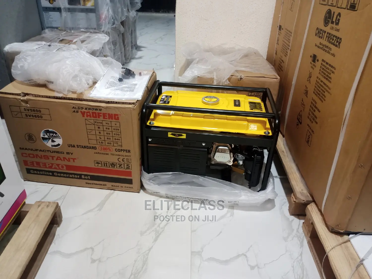 Energy Saving Elepaq Constant 4.5kva Manual Generator Sv6800