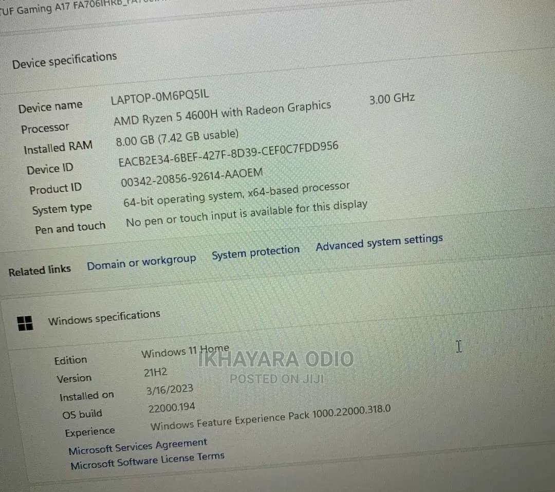 Laptop Asus TUF Gaming FX504 16GB Intel Core i5 SSD 256GB