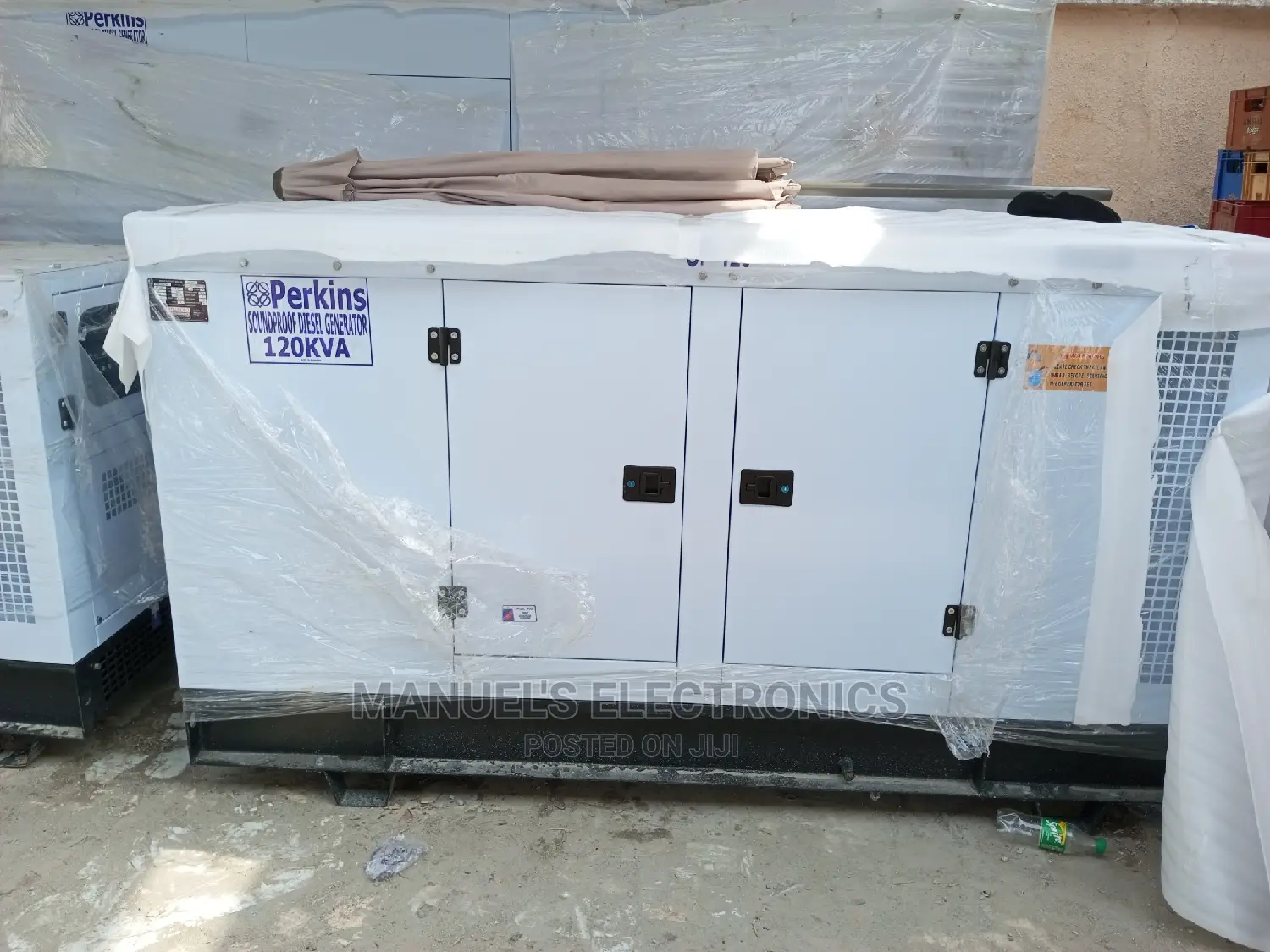 120kva Perkins Diesel Soundproof Generator 100% Copper Coil