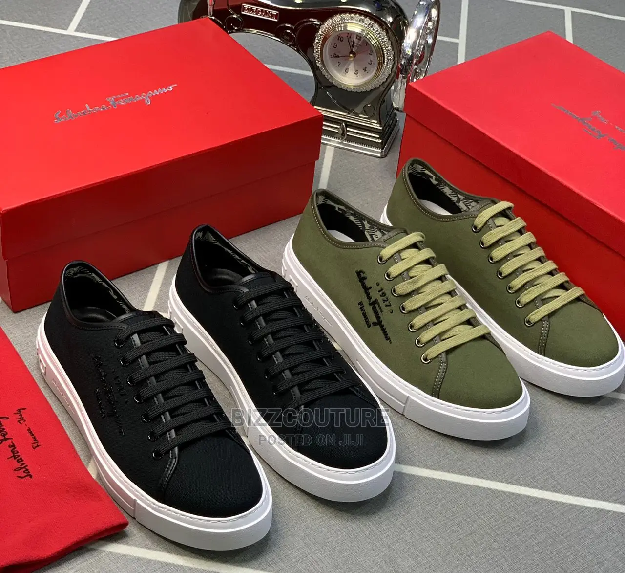 Originsl SALVATORE FERRAGAMO Sneakers Available in Store