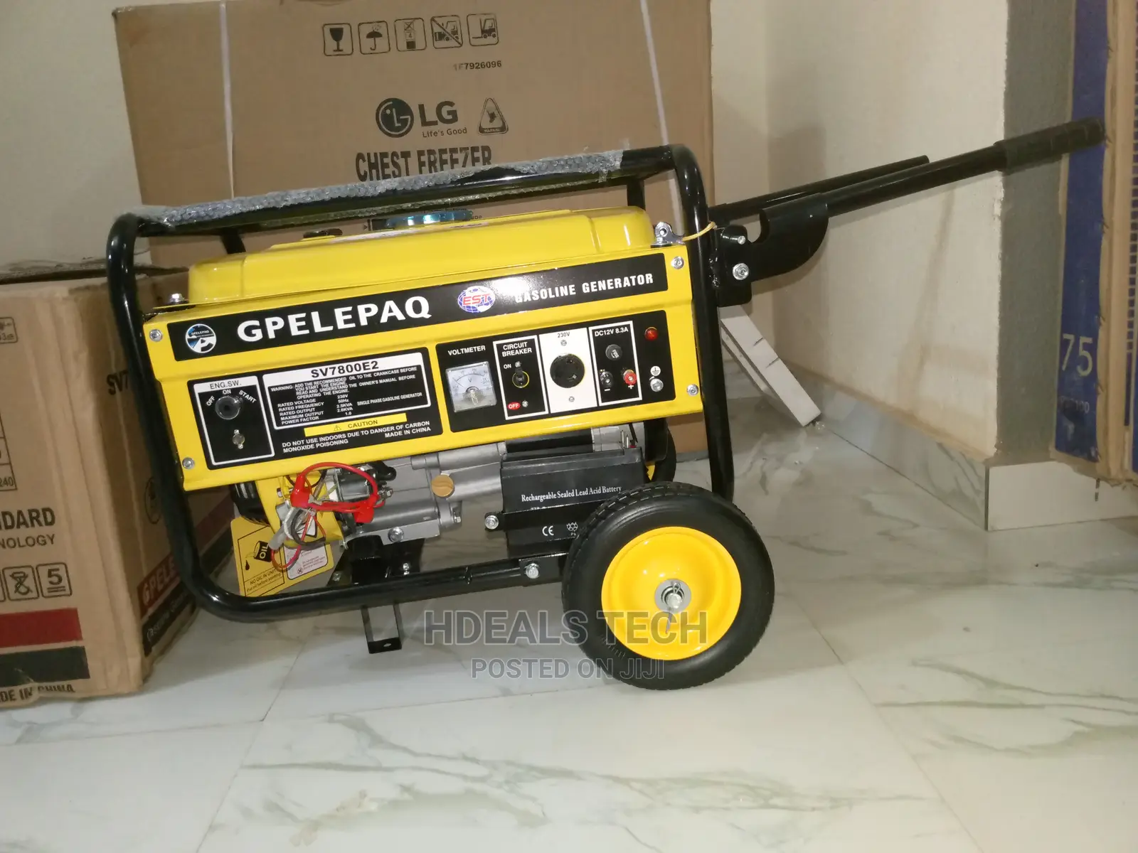Gp-Elepaq 5.0KVA Key-Start Generator [SV7800E2].