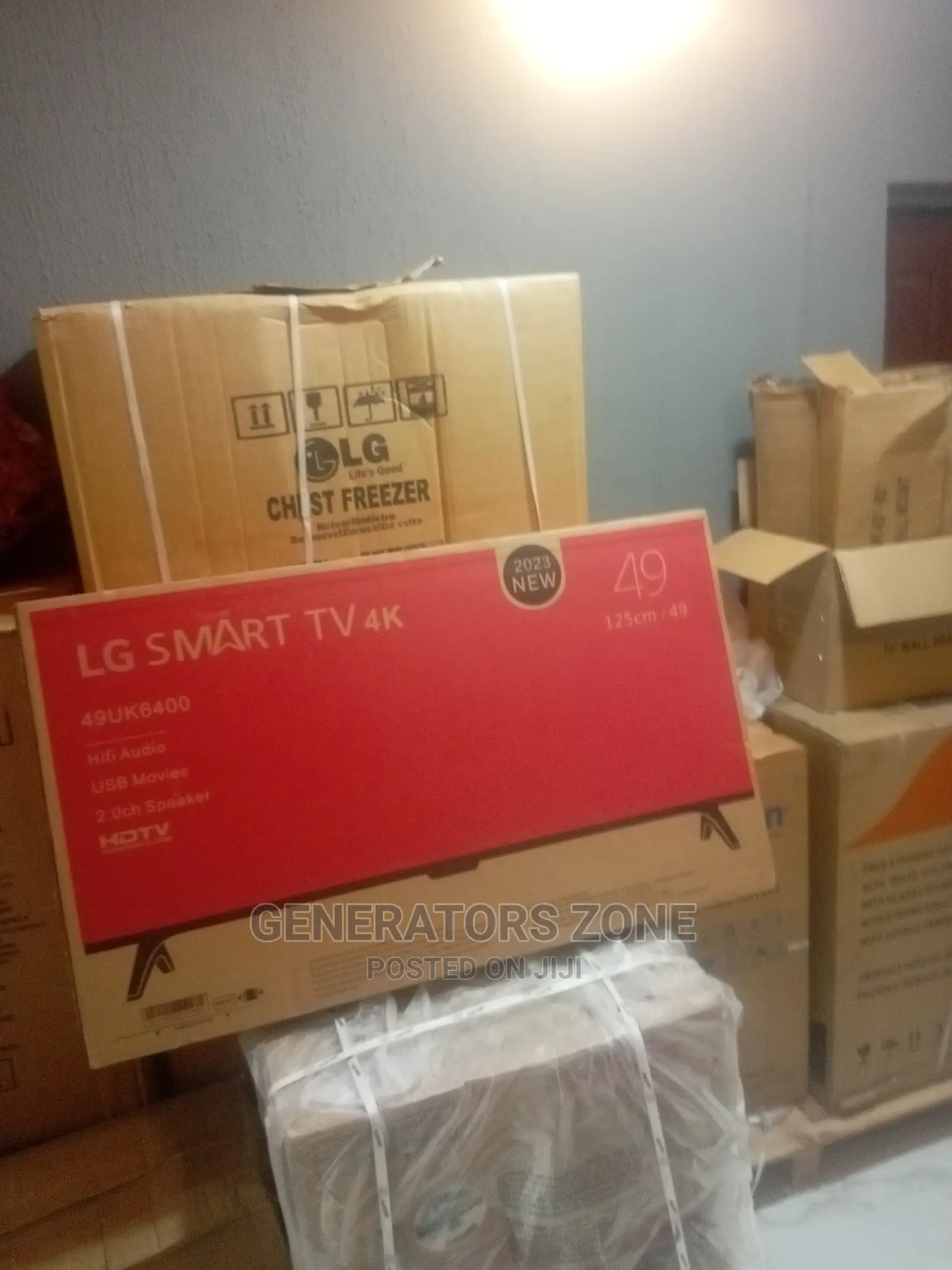 Uhd-49uk6400( Lg 49'' Smart Tv)+Stand +Remote+Usb,Hdmi,Av
