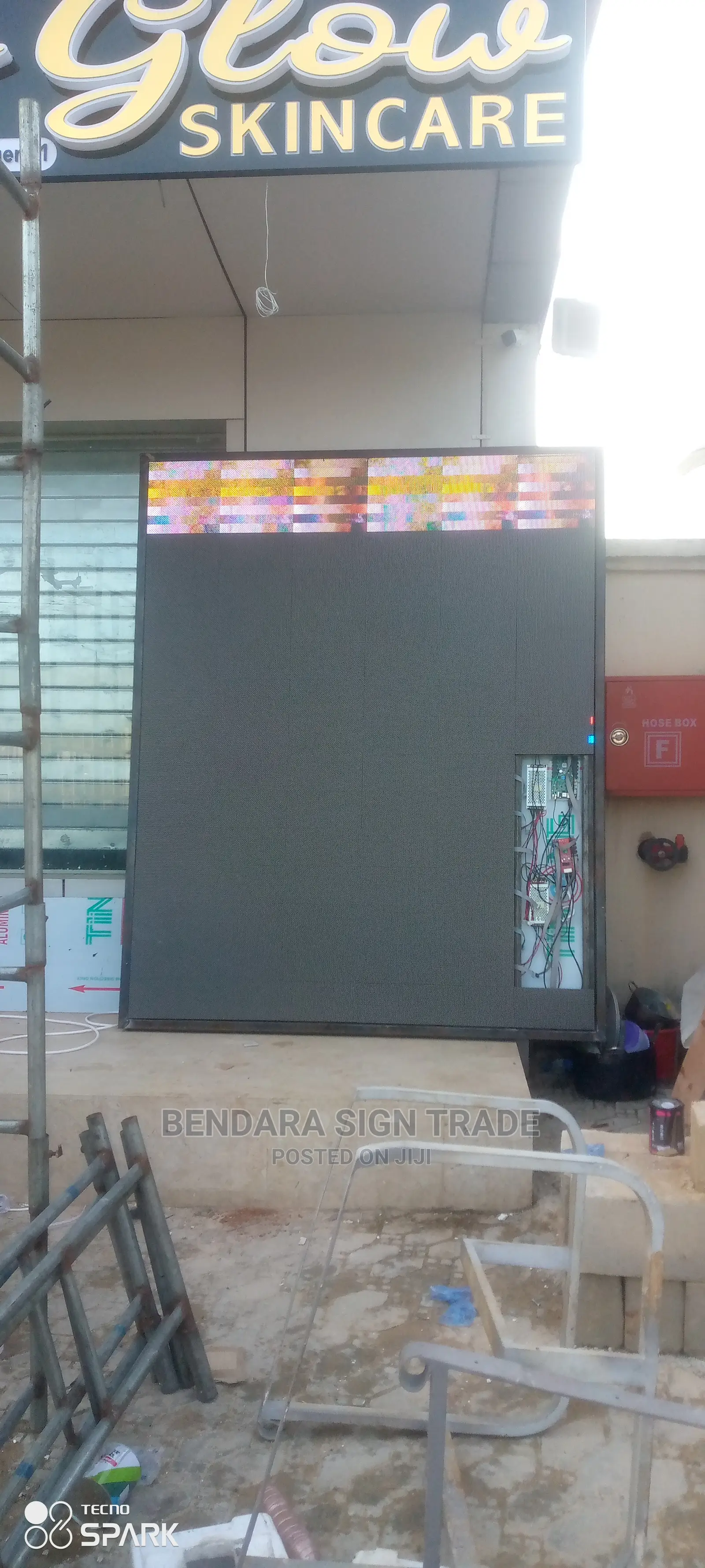 Outdoor Video Display Led Screen Rainproof 8ft * 6ft Width