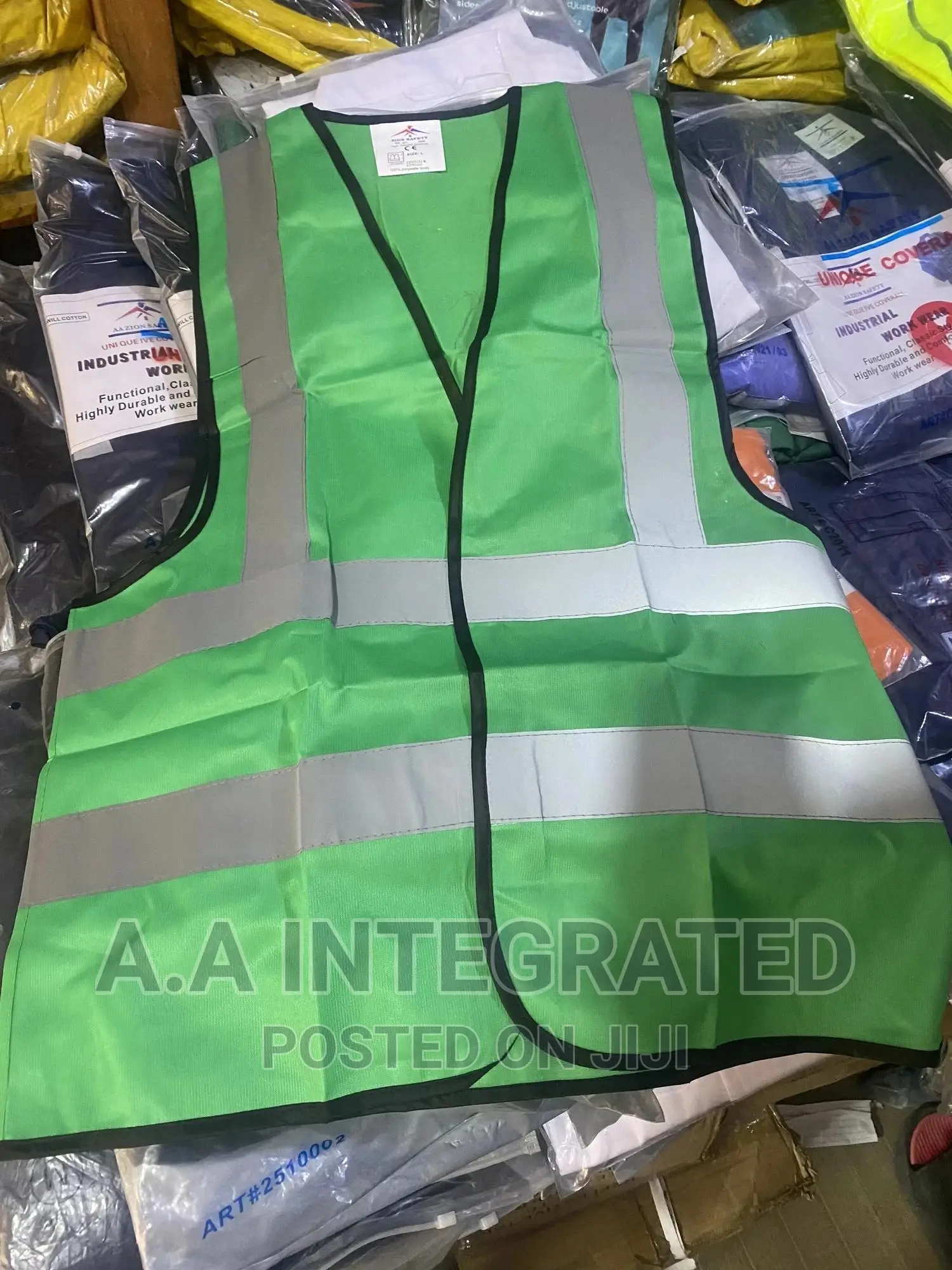 Reflective Jacket Green Color