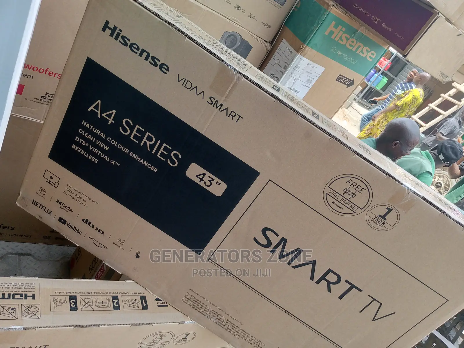 Affordable Hisense 43'' Smart TV + Netflix+Youtube(43A4G)