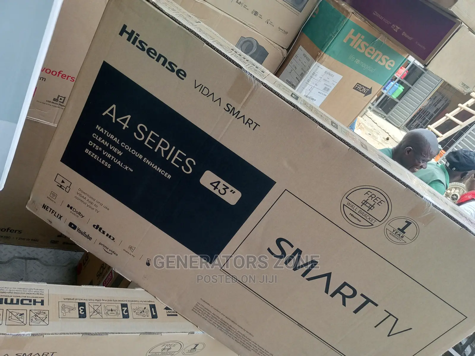 Affordable Hisense 43'' Smart TV + Netflix+Youtube(43A4G)
