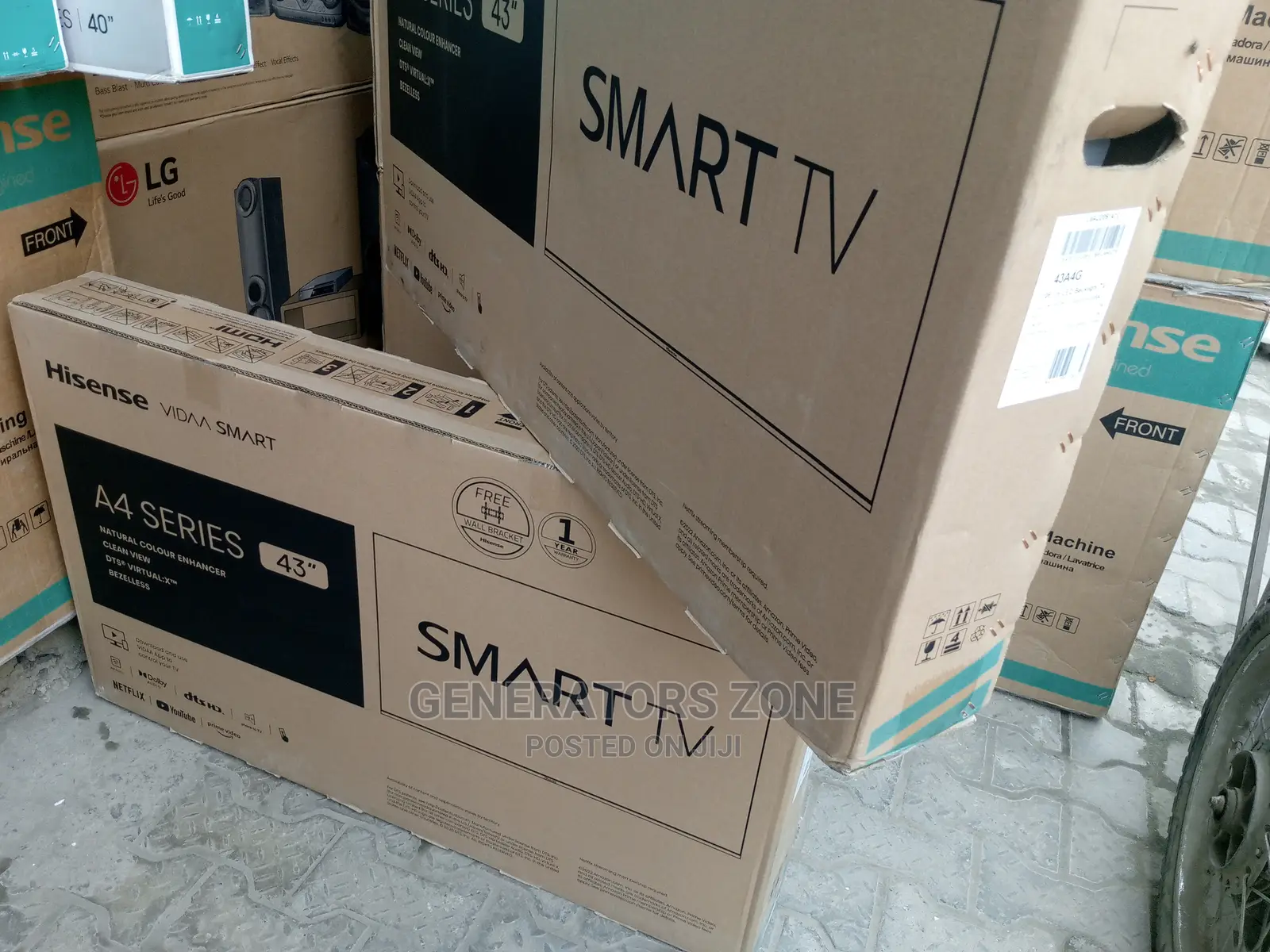 Hisense 43'' Smart Tv(Uhd ) (Tv)|43A4G