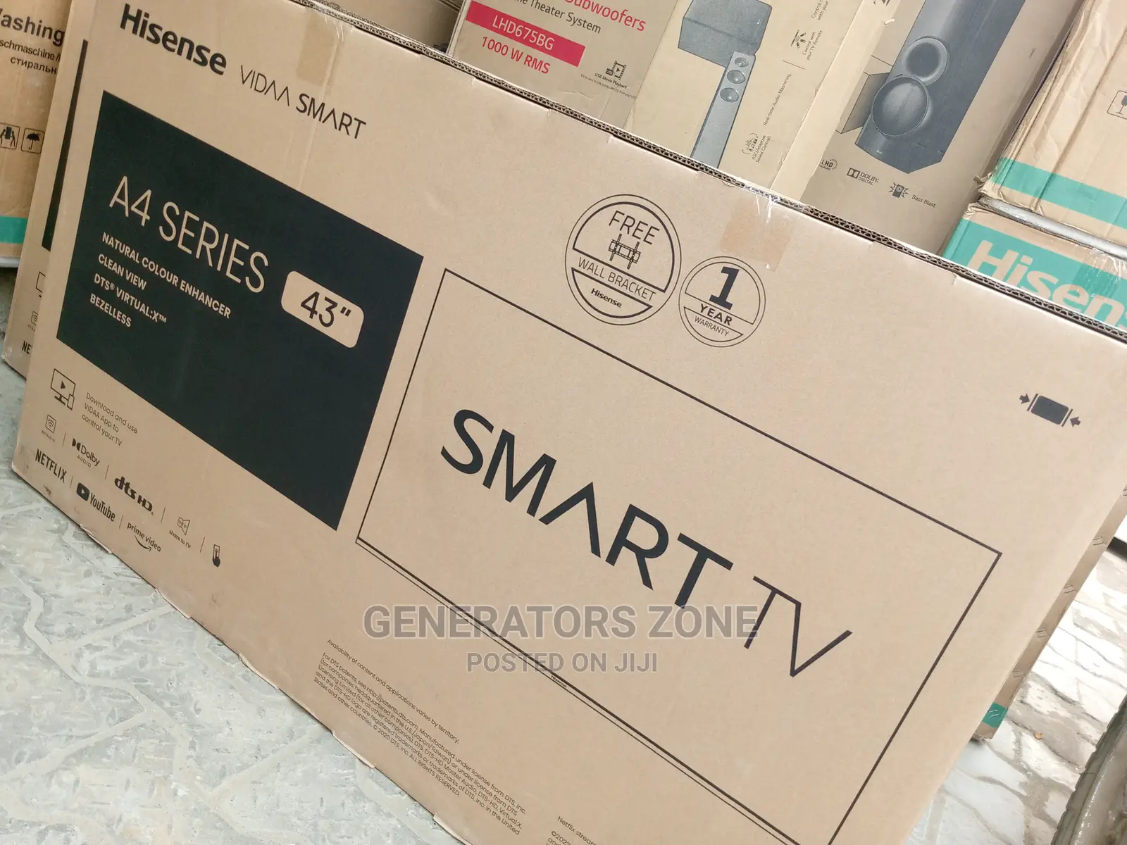 Hisense (43'') Uhd LED Smart (Tv)|43A4G