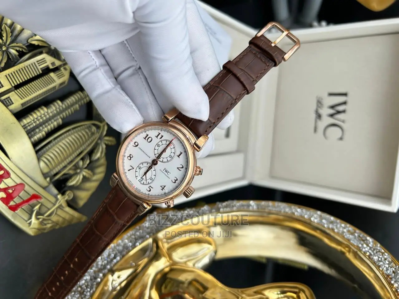 Original IWC SCHAFFHAUSEN Leather Strap Available in Store