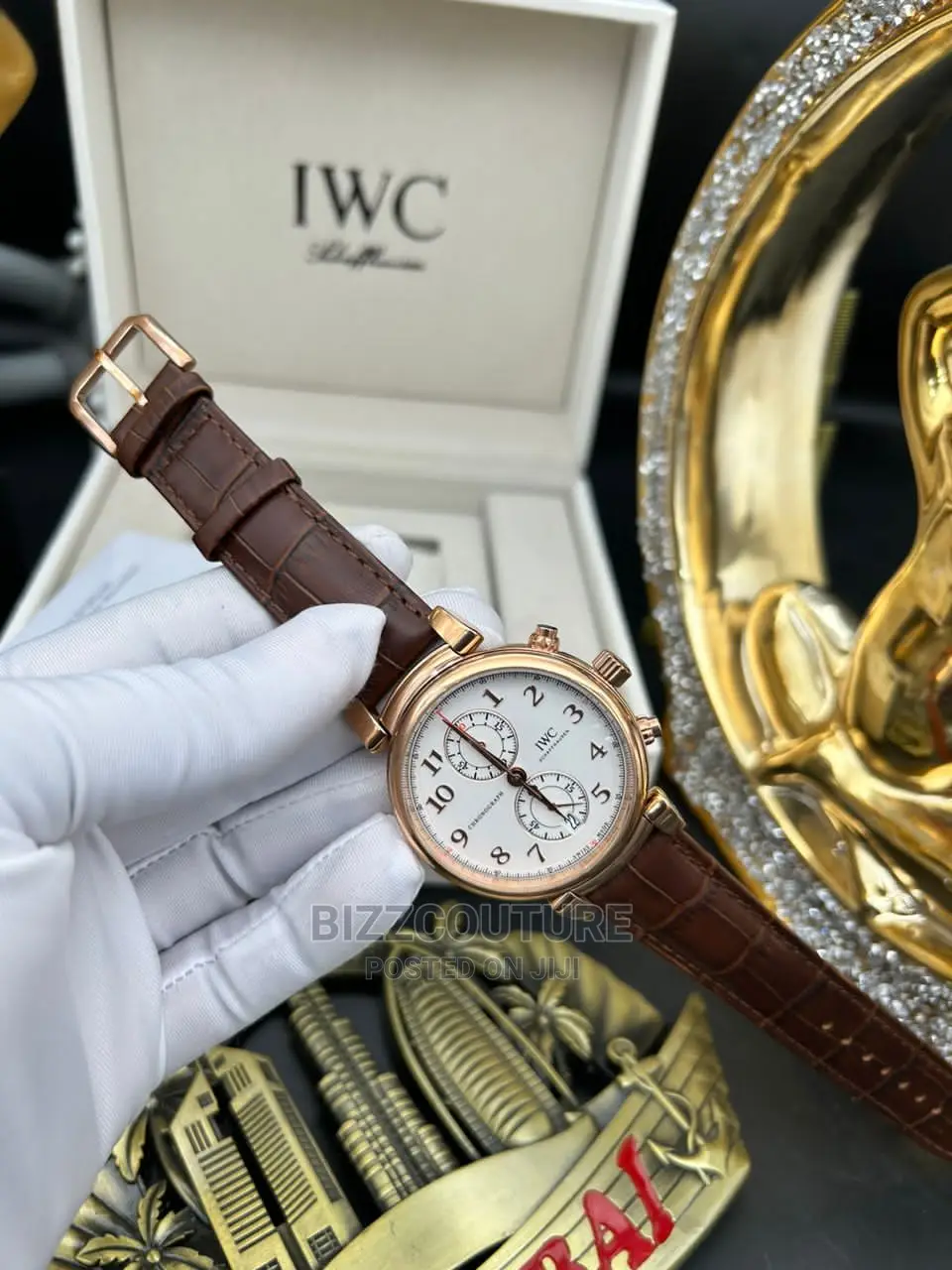 Original IWC SCHAFFHAUSEN Leather Strap Available in Store