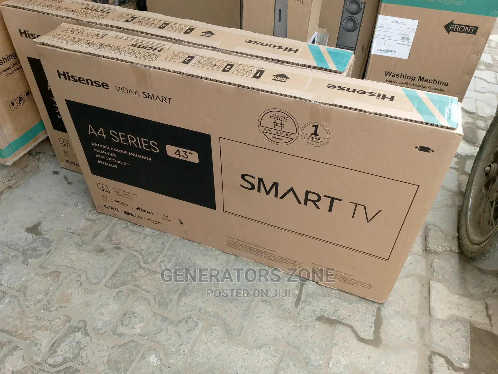 43-Inch Hisense TV ( Smart Tv) Uhd With Fre Wall Hanger