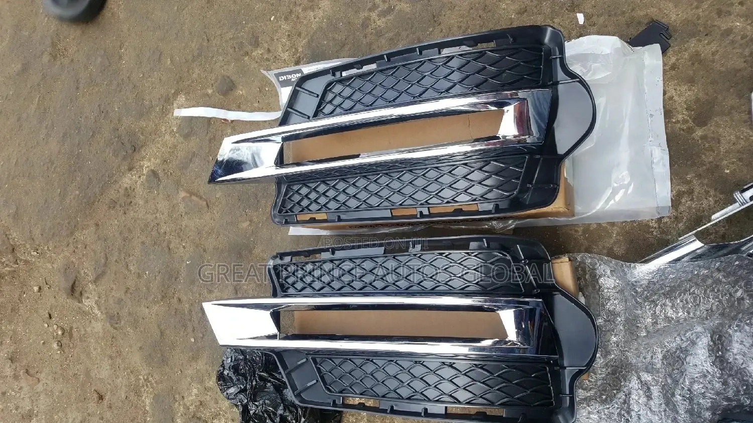 Fog Lamp Basket and Chrome GLK Amg 2013 Year Model