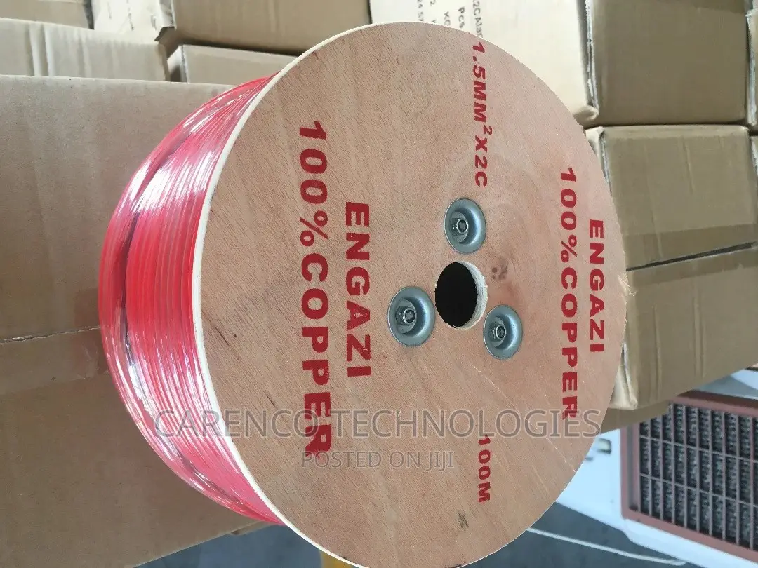 1.5mm 2xcore Fire Alarm Cable, 100% Pure Copper