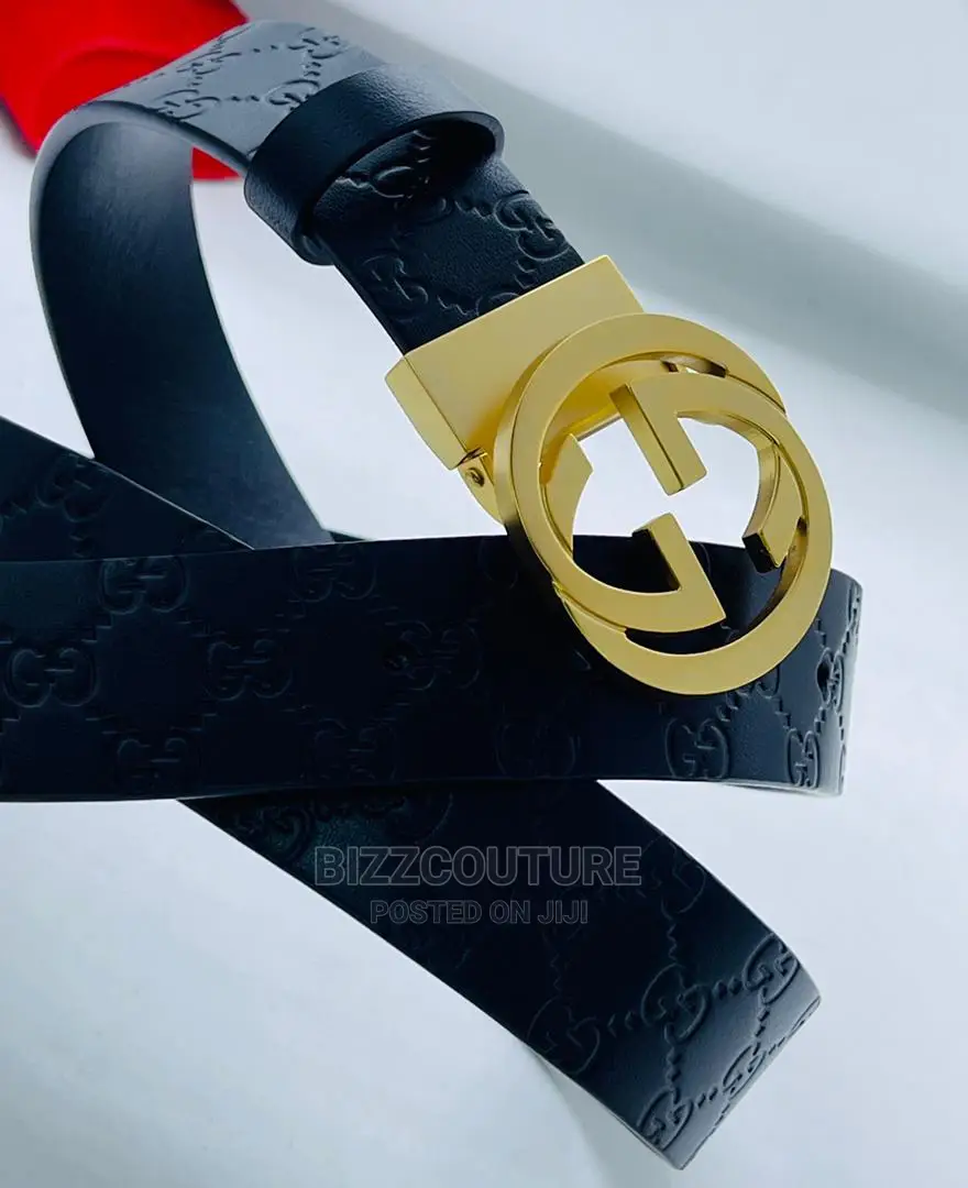 Original GUCCI Leather Belts Available in Store