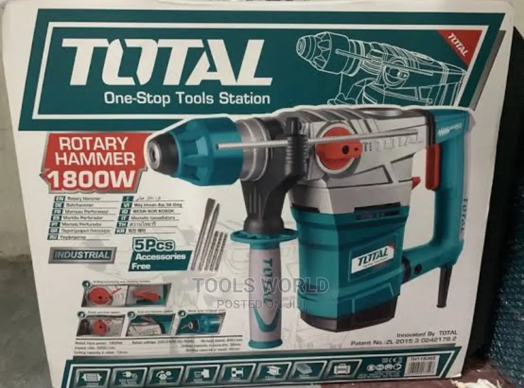 Total Rotary Hammer Set 1800w TH118366