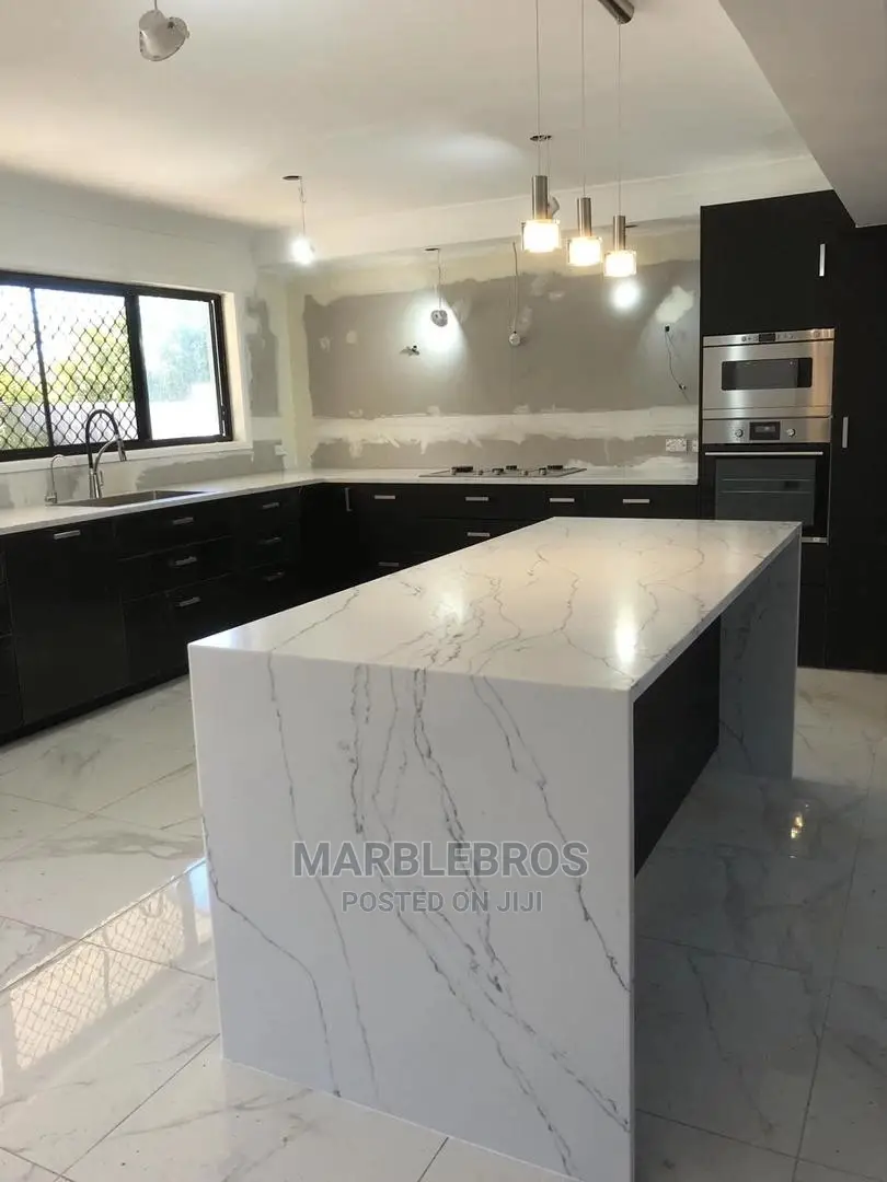 Karara White Marble Stone Nylon Face