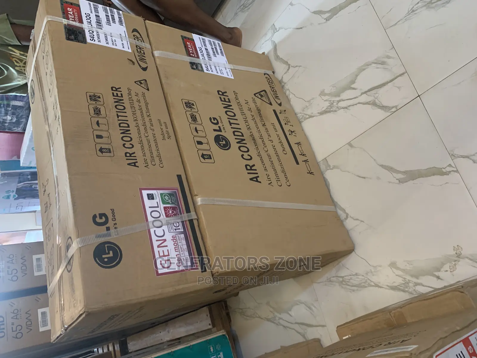 1.5hp Dual Inverter-Lg Air Conditioner|Brand New- White