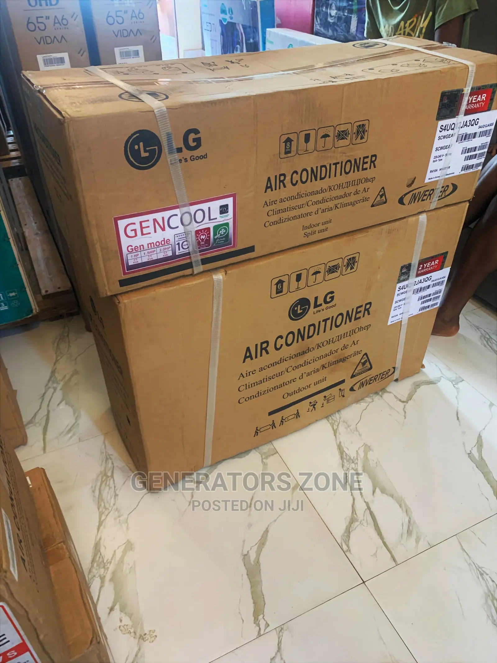LG 1.5 Spit Unit System Dual Inverter A/C- Fast Cooling