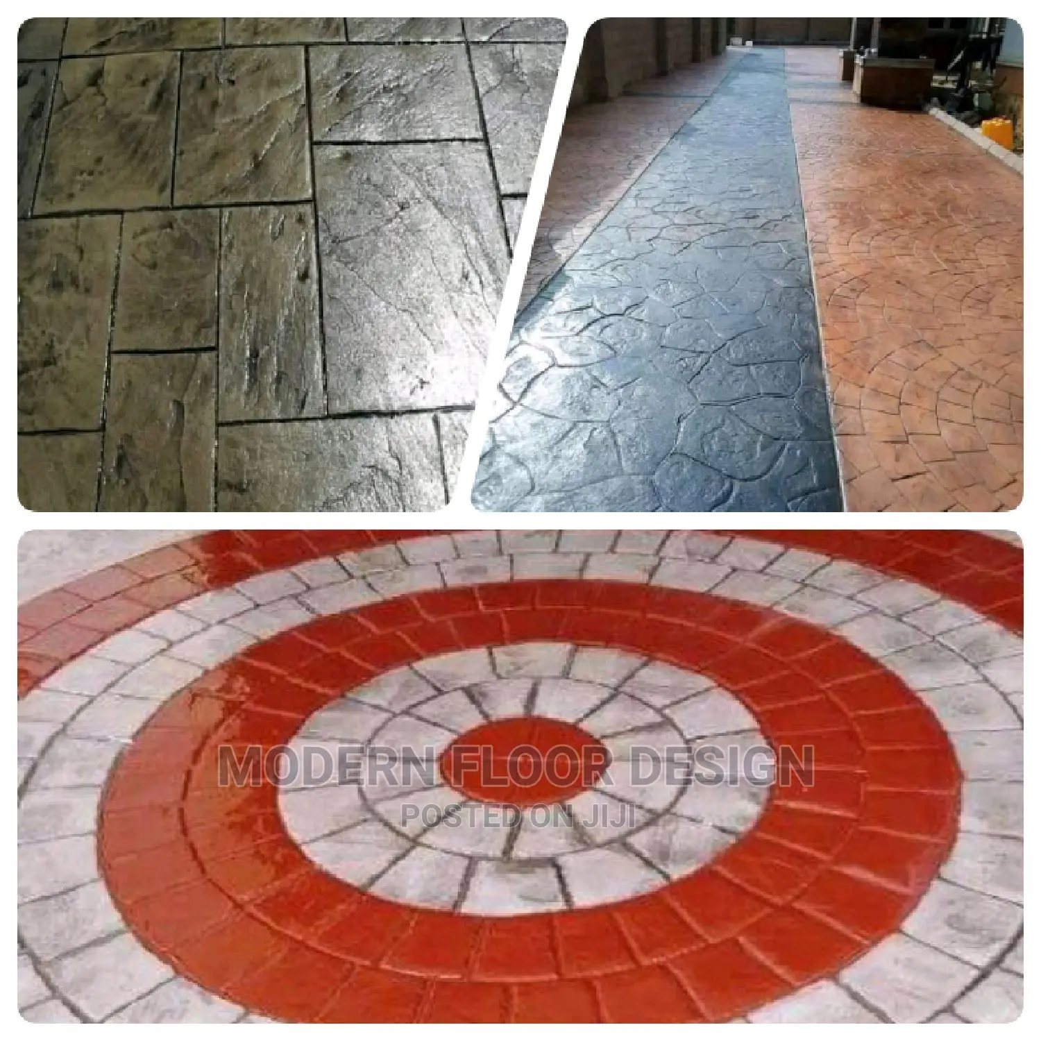 Concrete Tax Modern Stamps Floor
