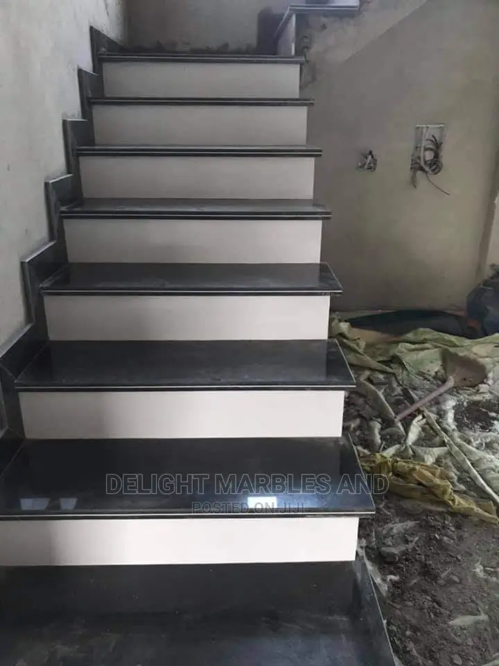 Absolute Black Granite Staircase