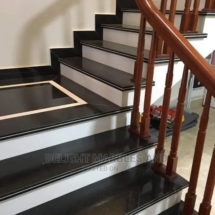 Absolute Black Granite Staircase