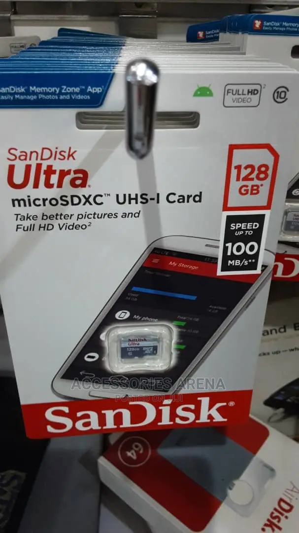 Original Sandisk 128gb Memory Card