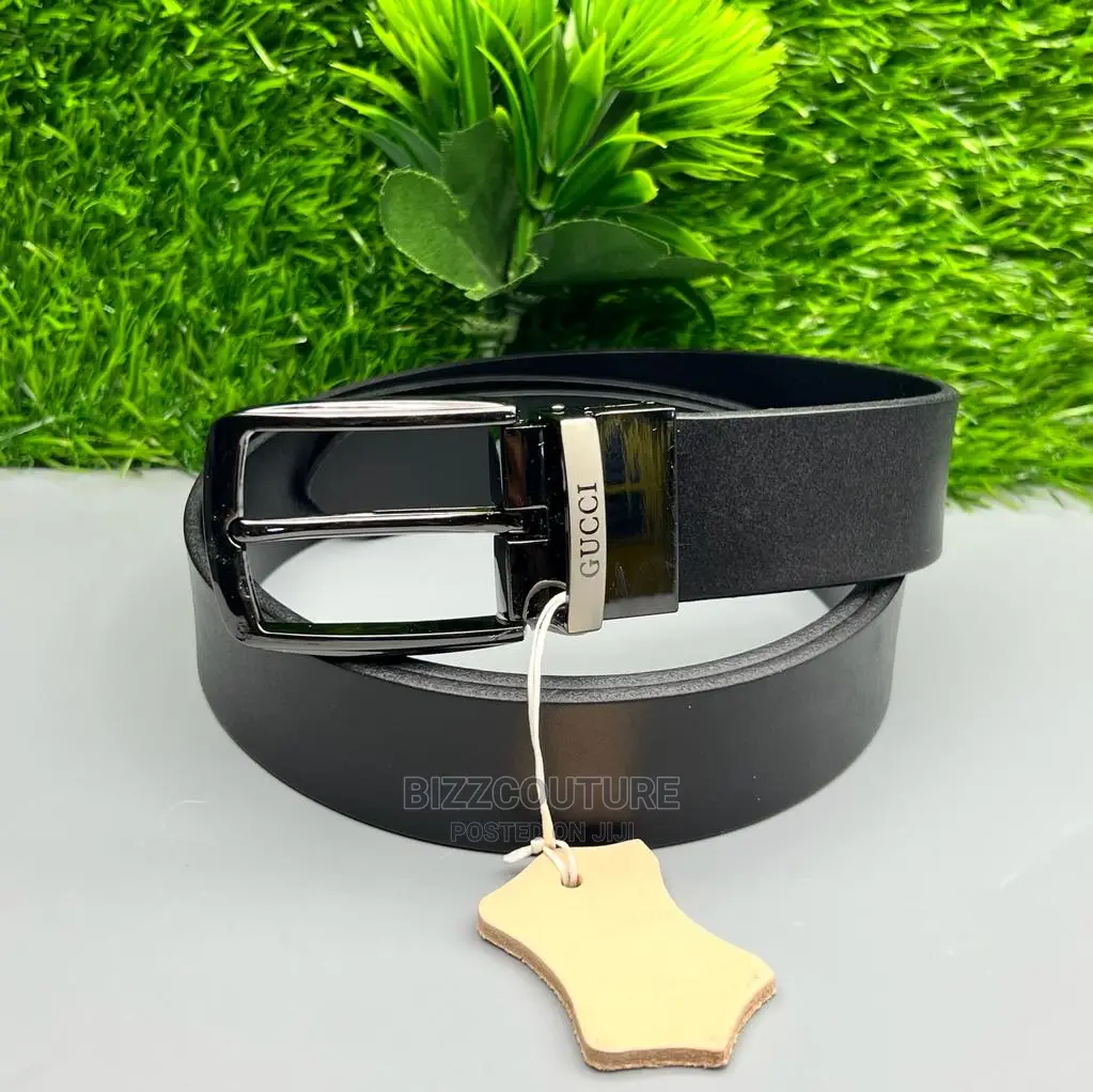 Original GUCCI Leather Belts Available in Store