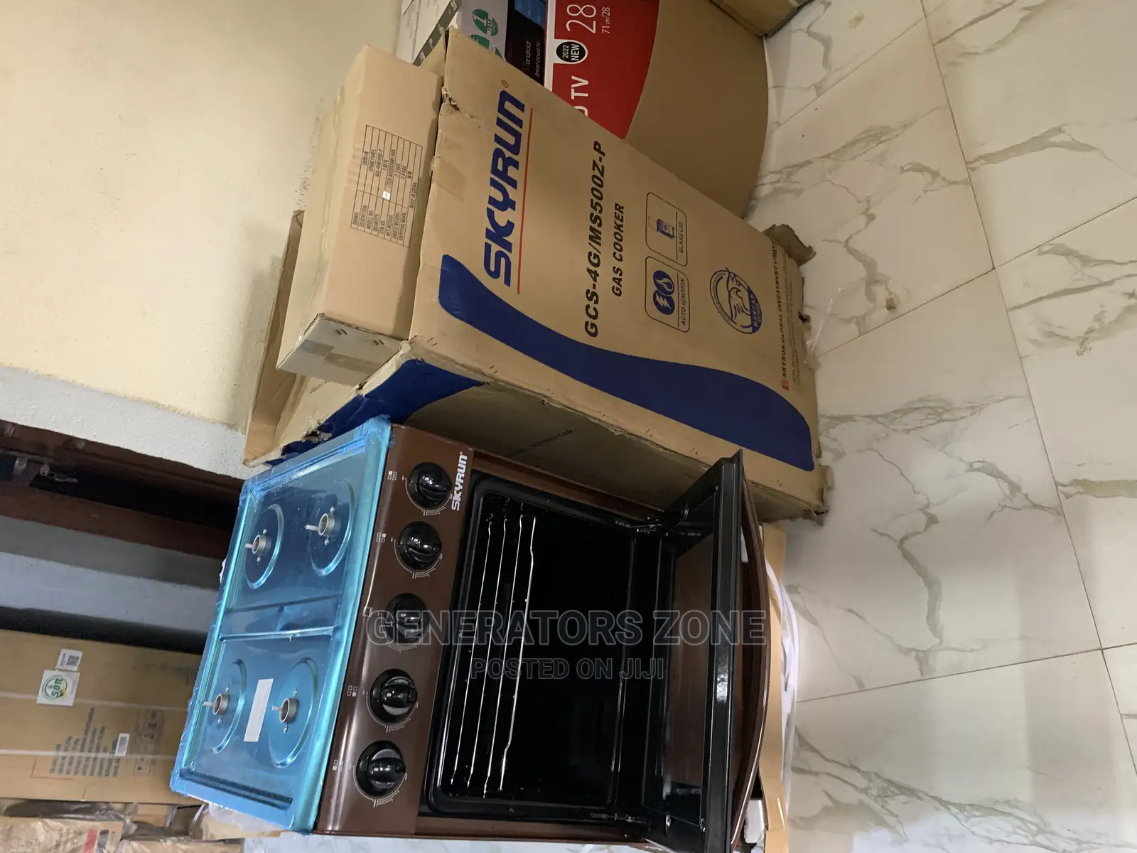 Syrun Gas Cooker-GCS-4g/Ms500z-P (4+0) | Auto Ignition