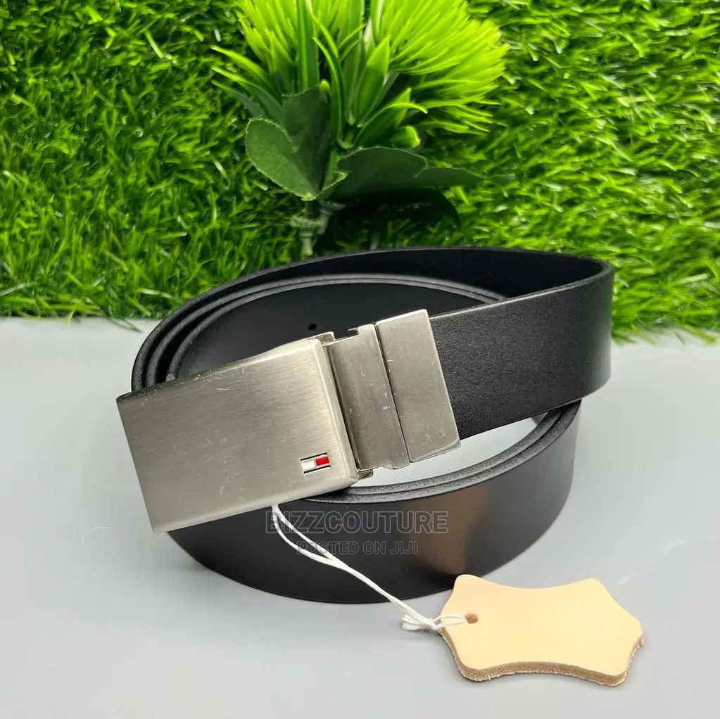 Original TOMMY HILFIGER Leather Belt Available in Store