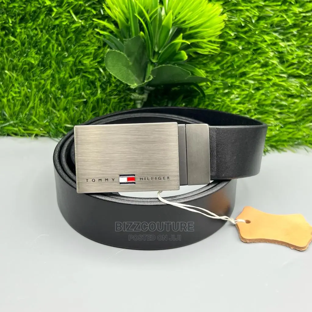 Original TOMMY HILFIGER Leather Belt Available in Store