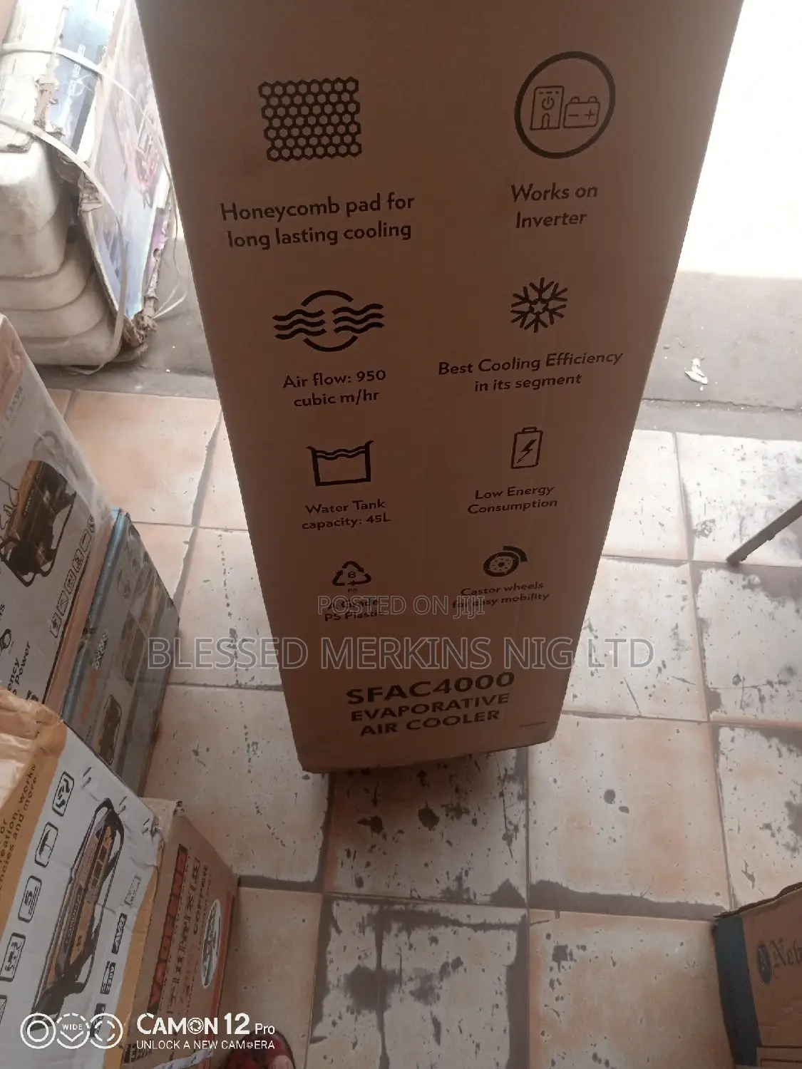 Scanfrost Air Cooler 45litres Water Tank