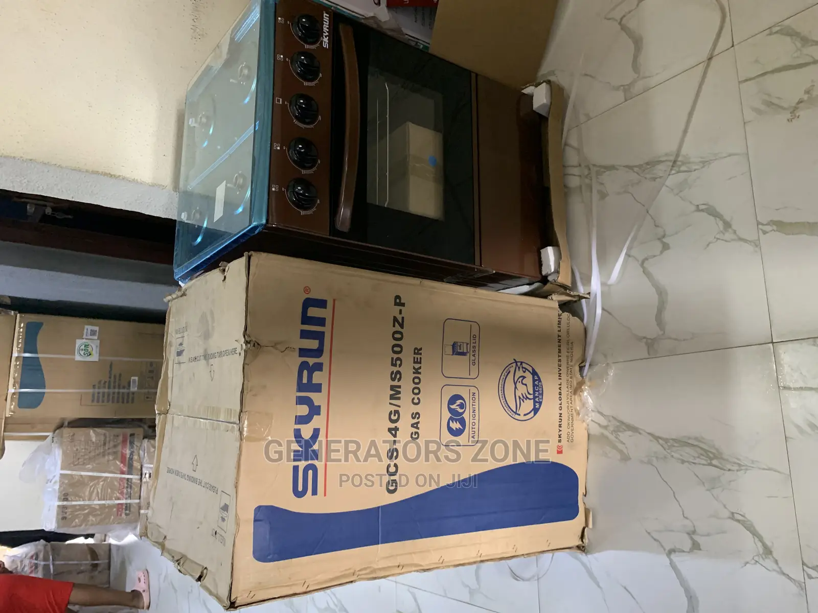 Skyrun Auto Ignition 4+0 Gas Cooker(Brand New)