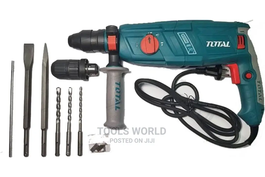 TH308268-2 TOTAL Rotary Hammer 800w With 3drills 2chisels